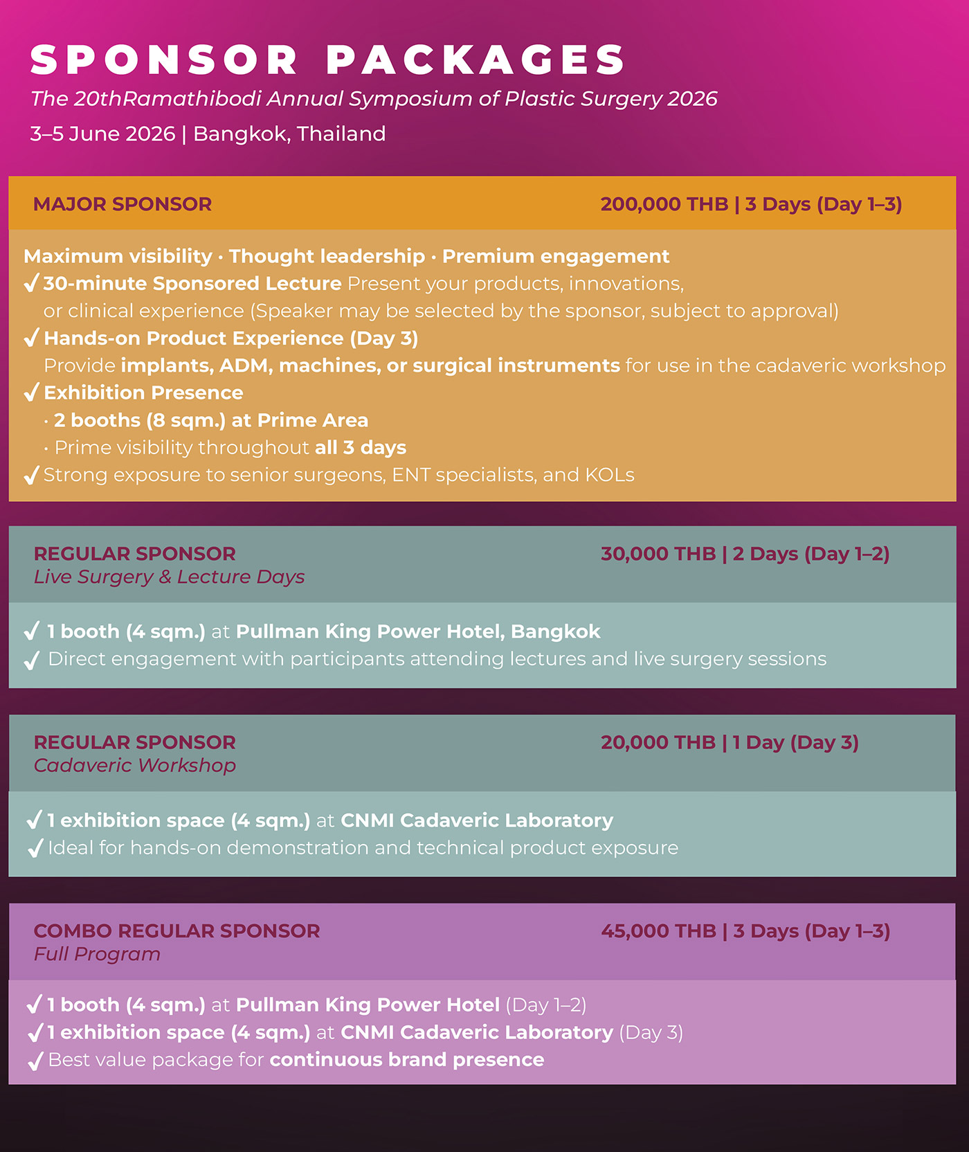 RASP2026 - The 20th Ramathibodi Annual Symposium of Plastic Surgery 2026